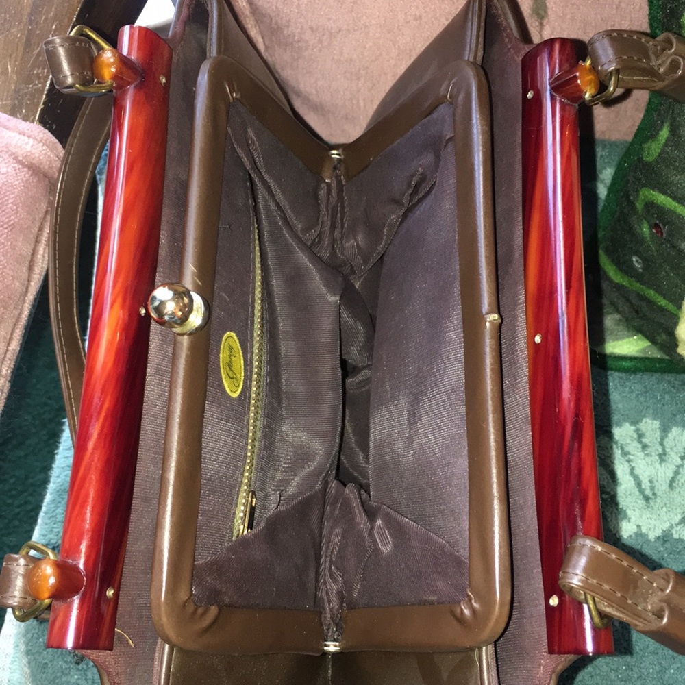 Garay Vintage Faux Leather purse. - Picture 5 of 8
